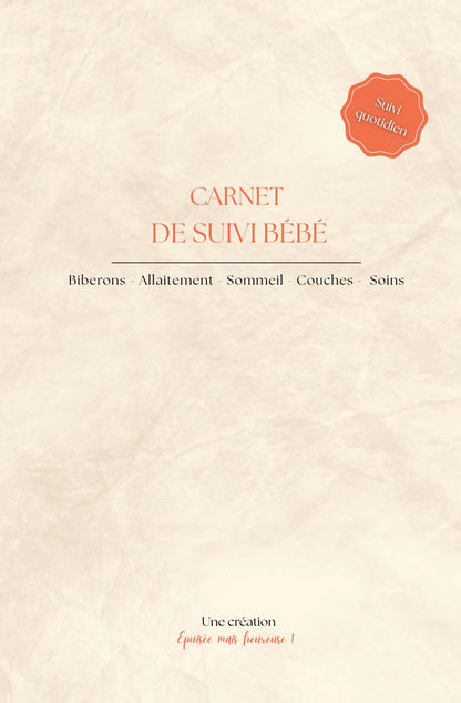 Pack naissance - Épuisée mais heureuse ! + Carnet de suivi bébé